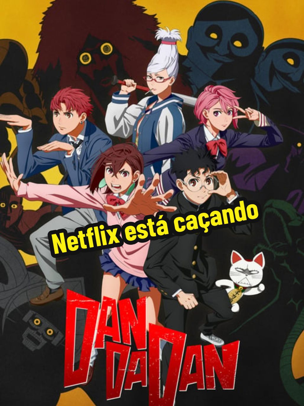 Netflix está caçando quem vazou suas mídias #Netflix #anime #dandadan #otaku 