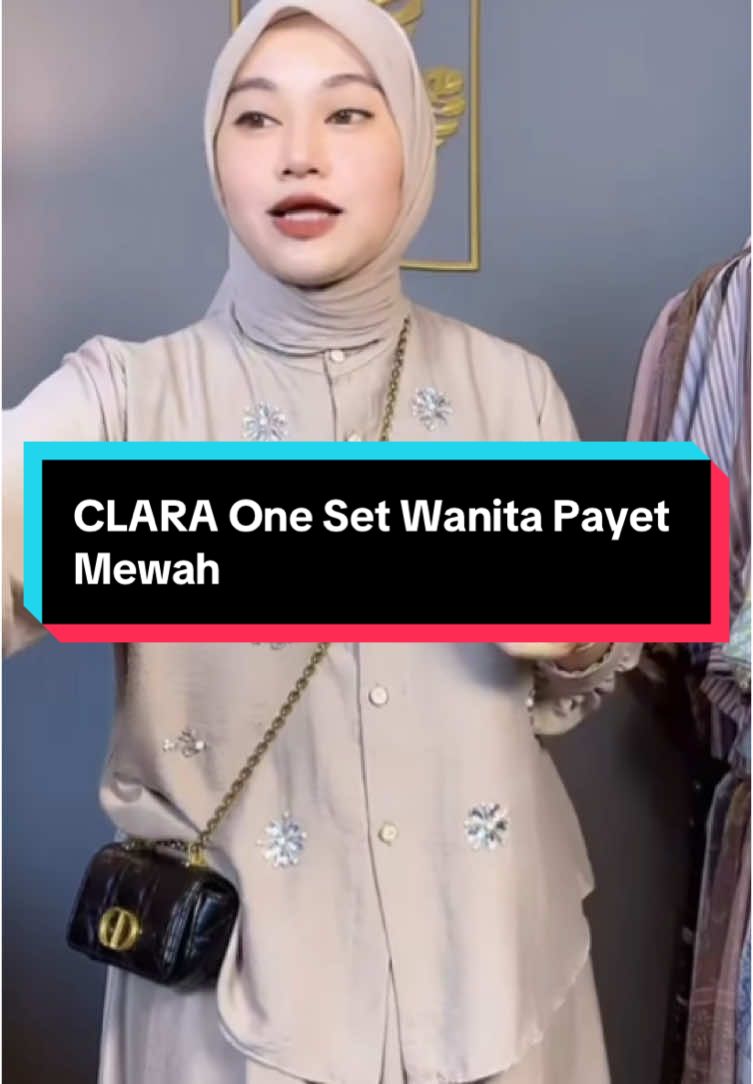 CLARA One Set Wanita Payet Mewah #masukberanda #mastershop #payet