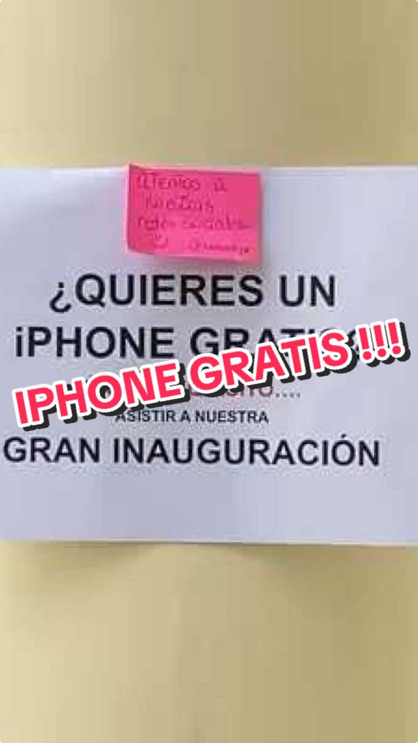 ¿IPHONE GRATIS?😱 SI MI GENTEEE 🤪. Pronto lanzaremos la fecha de inaguración 🥳💙 #sorteo #iphone #gratis #regalo #nuevatienda #inaguración #apple #lima #creatorsearchinsight 