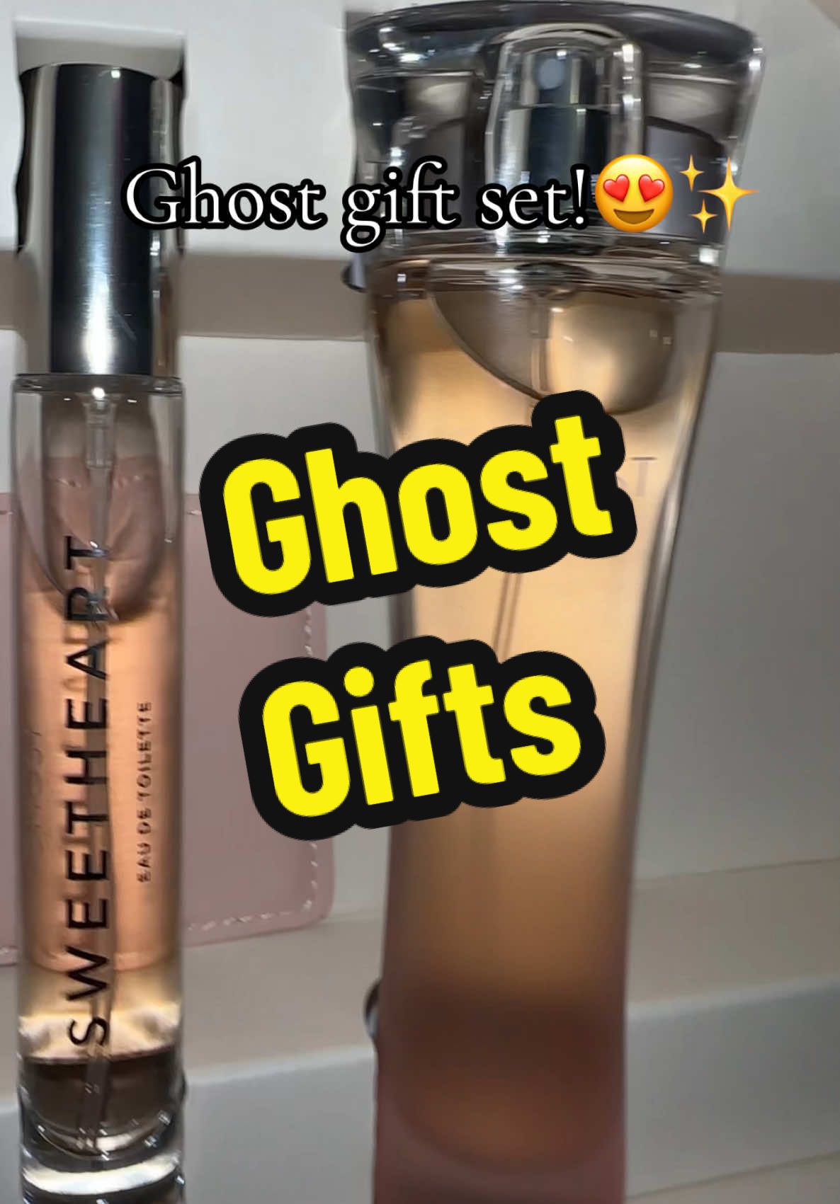 Ghost gift sets 🥰 smells so beautiful #perfume #gift #women #men #giftset #christmas #tiktokmademebuyit #blackfridaysale 