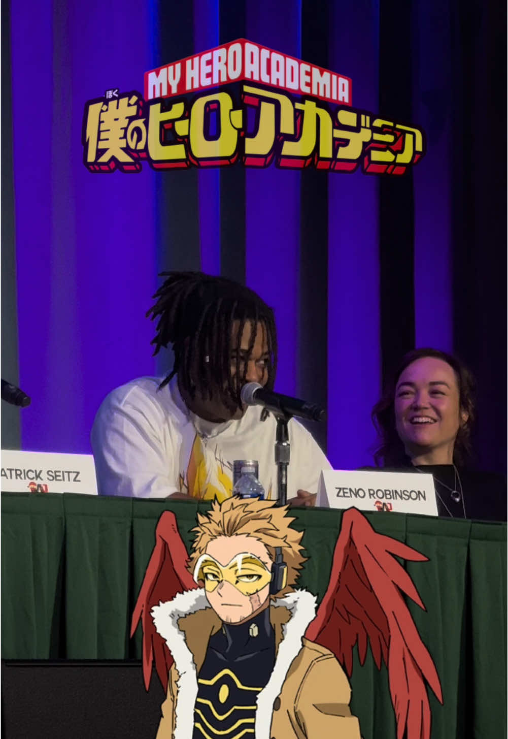 How the VA’s picked their characters voice- My hero academia voice actor panel at Anime Pasadena! #myheroacademia #bokunoheroacademia #allmight #katskibakugo #shotaaizawa #himikotoga #endeavor #hawks #jiromha #mha #christophersabat #cliffordchapin #zenorobinson #patrickseitz #trinanishimura 