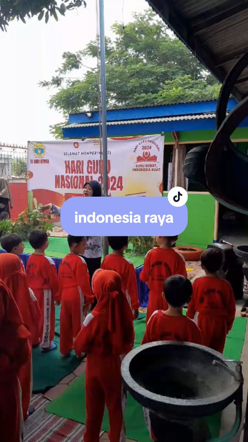 menyanyikan lagu kebangsaan,,#indonesiaraya  #indonesia  #hariguru  #anaktk #fyppppppppppppppppppppppp #videoviral #