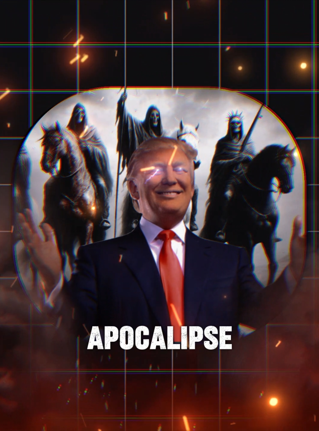 A volta do cavaleiro do apocalipse #fimdostempos #anticristo #teoriadaconspiração #apocalypse #donaldtrump 