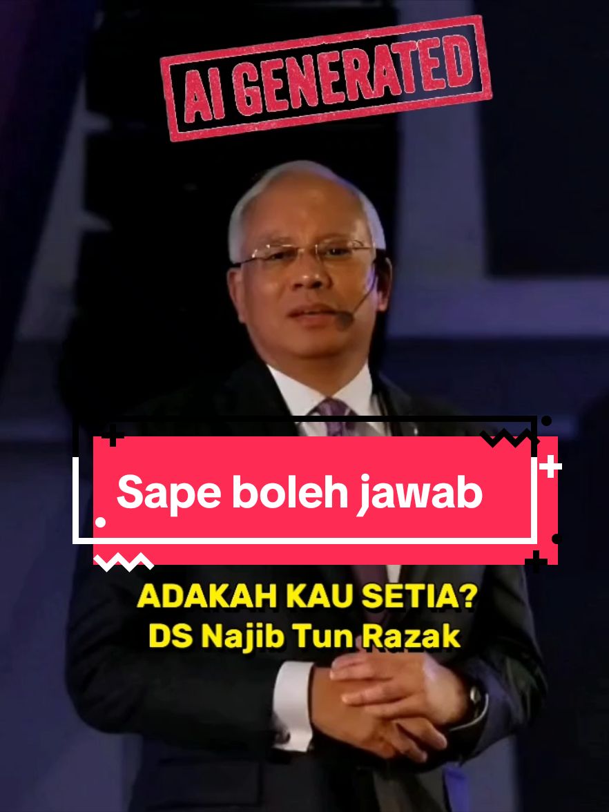 Tanya kat sape tu... #aivoicecloning #aicover #adakahkausetia #najibrazak #aivideo #aivideoviral 