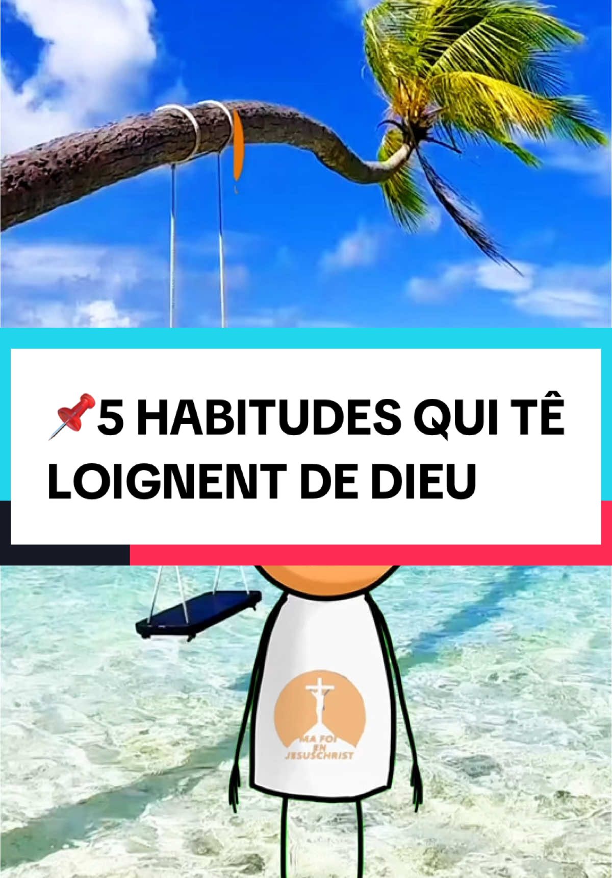 5 HABITUDES QUI T’ÉLOIGNENT DE DIEU….. #tiktokchretien #priere #bible #jesus #jesuslovesyou #Dieu #viral_video #fyp #animation #rip 