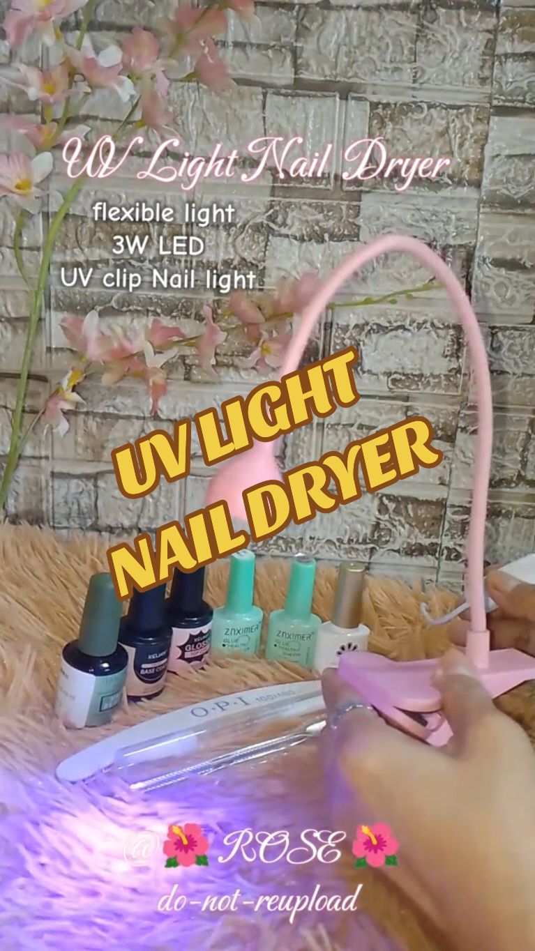 #UVnaildryerlight #clipnaillamplight #fexiblenaillight #@🌺 ROSE 🌺