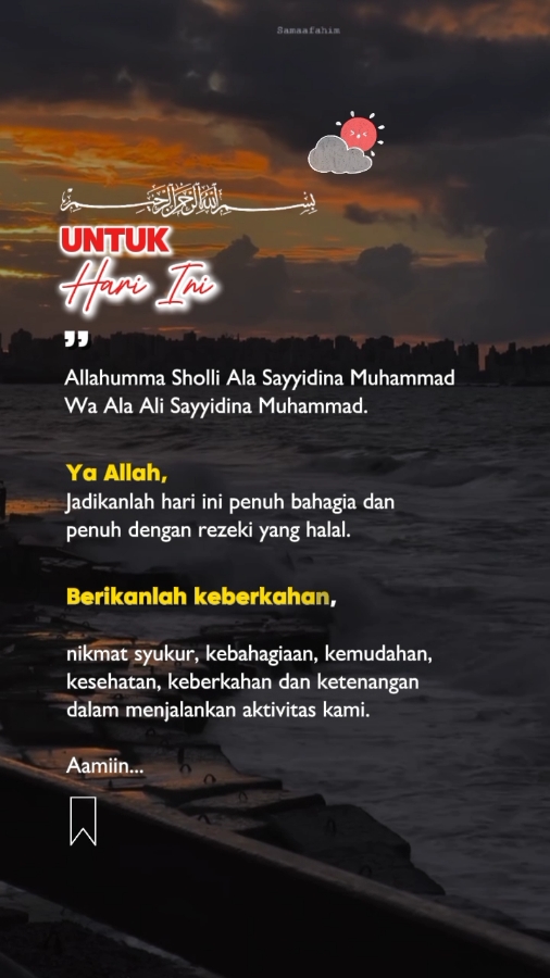 bismillah untuk hari ini  #katakata #ilunss16 #motivation 