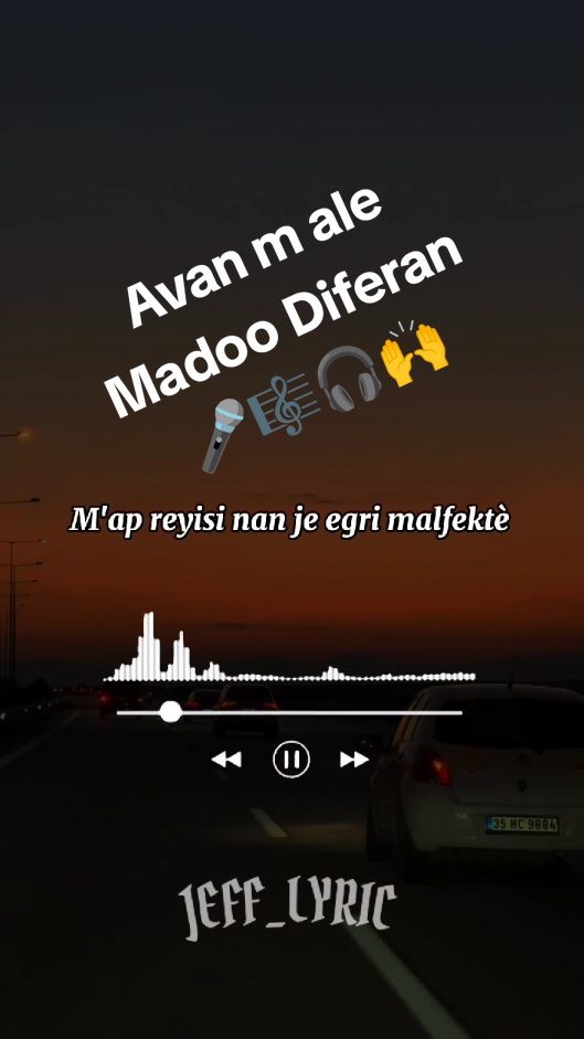 Avan m ale🙌🎼🎤🎧 #fypシ゚viral #fypage #madoo_diferan #avanmale #jeff_lyric #haitiantiktok #tiktokayisyen #haitianmusic #mizikayisyen #pourtoi #reyisi 