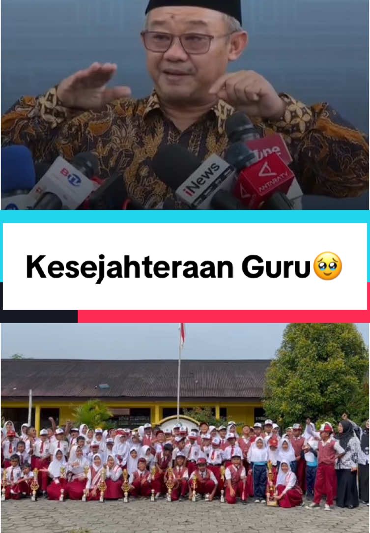 Bersyukur, kesejahteraan guru meningkat. Apapun itu untuk semua guru hebat di Indonesia. #gajiguru #gajigurunaik #gajigurunonasn  #gajiguruasn #kesejahteraanguru #CapCut #gurukontenkreatorpendidikan #pppkguru2024 #fypviral #fyp #kontenviral 