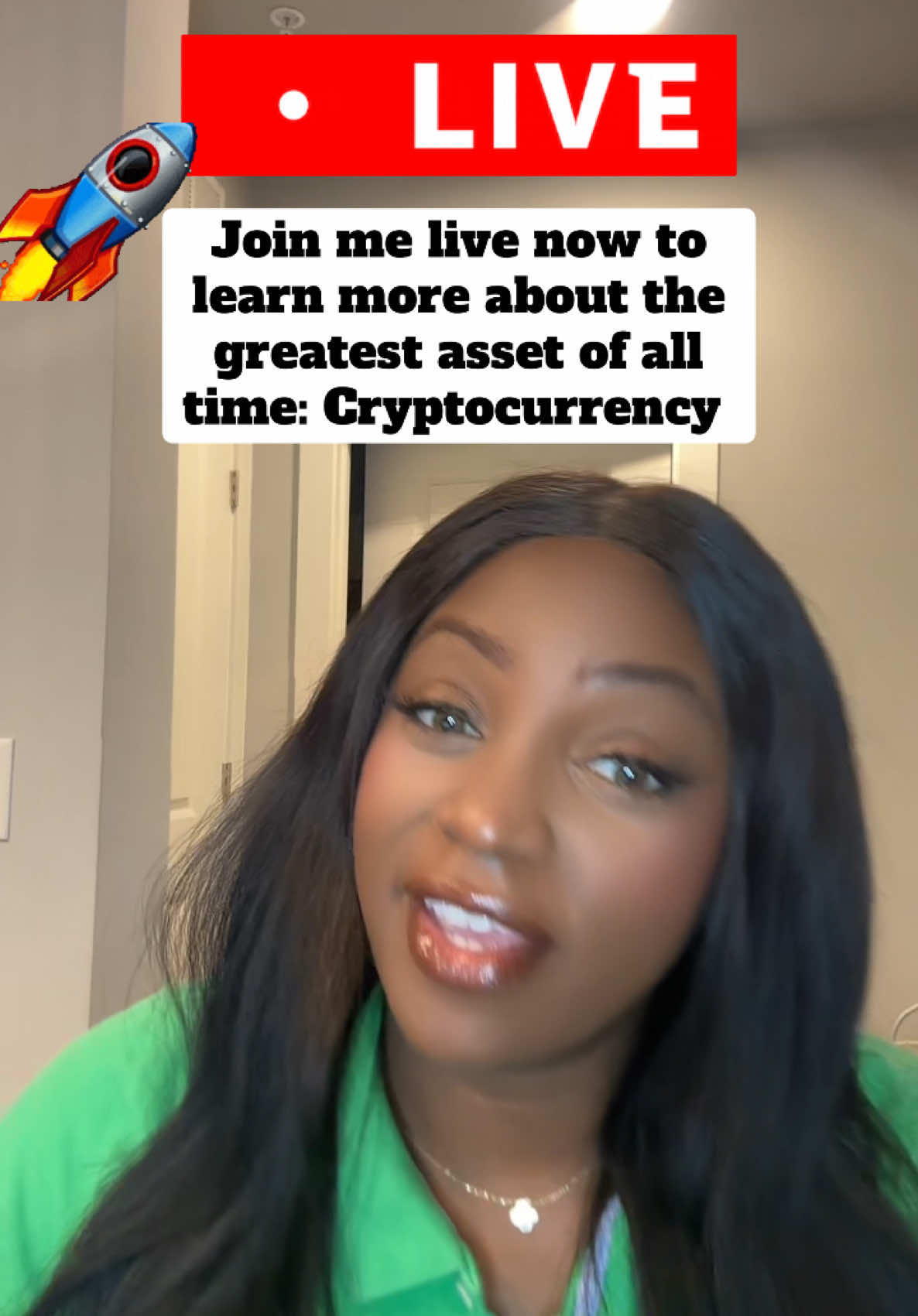 🎥 CRYPTO TIKTOK LIVE: Join me live now to learn more about the greatest asset of all time: Cryptocurrency #live #tiktoklive #tiktoker #cryptolive #crypto