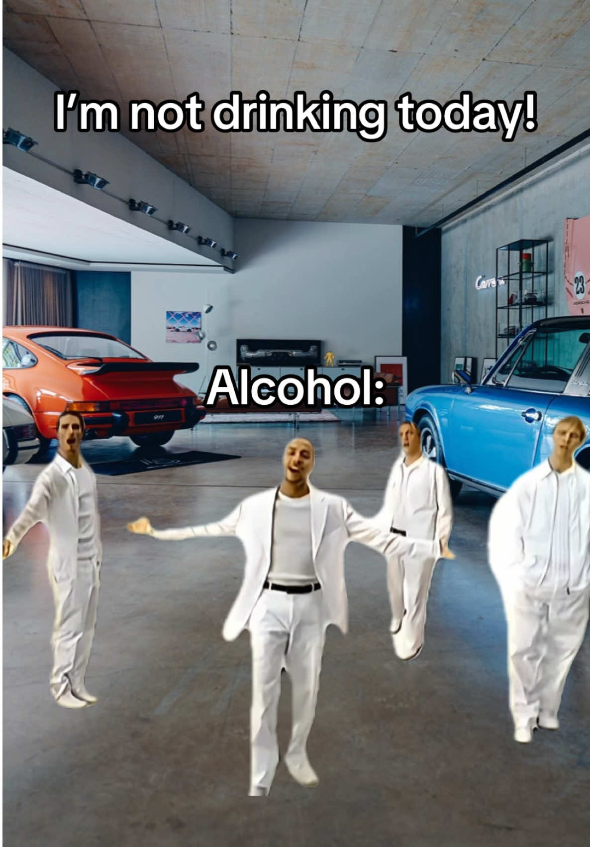 Alcohol says that I am, in fact, drinking today. #CapCut #meme #drinkingtiktok 