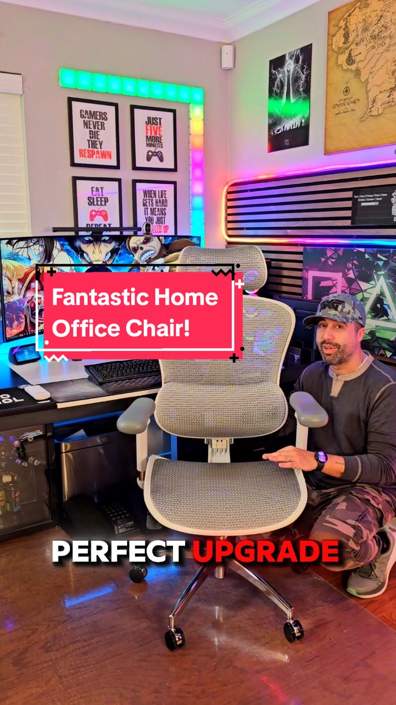 If you #workfromhome this #officechair by @SIHOO Office will be the perfect upgrade! #tiktokshopblackfriday #officesetup #homeoffice #ergonomicchair #contentcreator #ad #gamersoftiktok 