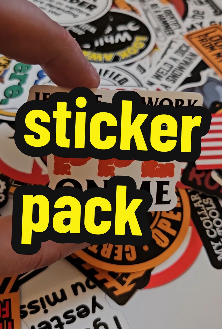 a whole pack of stickers for your new hardhat. #bluecollar #funnystickers #worker #hardhat #construction #tiktokshopcybermonday  #tiktokshopholidayhaul  #tiktikshopblackfriday  #giftsforhim 