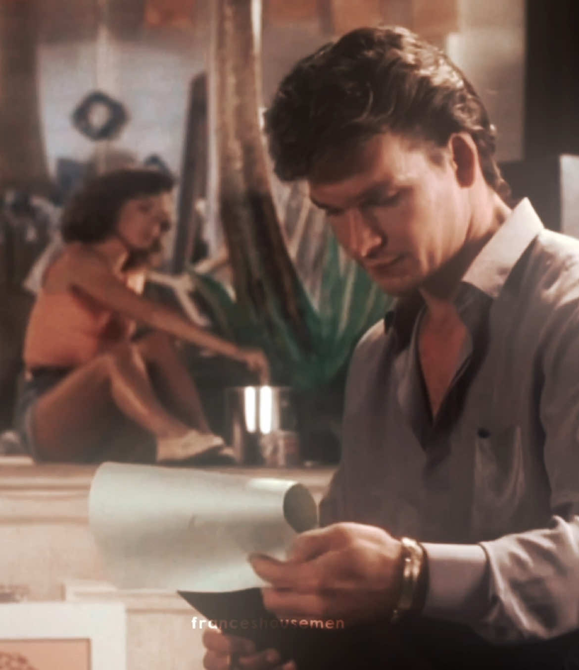 I’ll be watching you 👀 | #dirtydancing #johnnycastle #franceshouseman #babyandjohnny #patrickswayze 