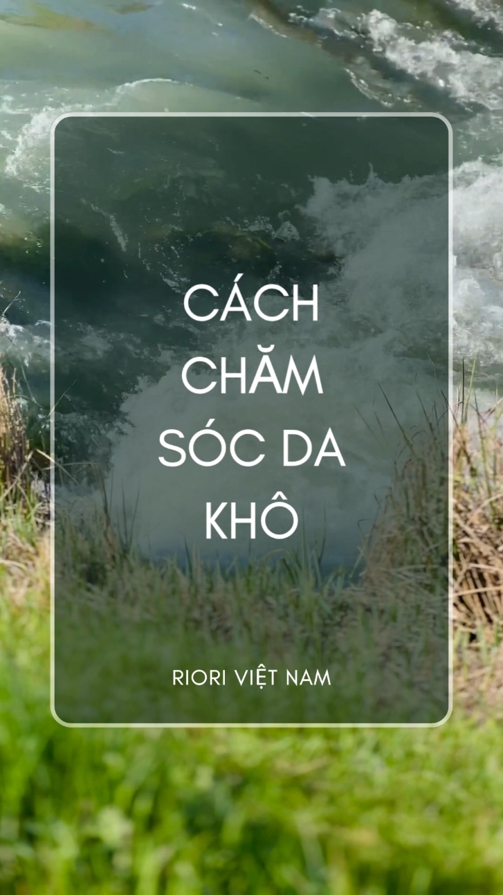 Cách chăm sóc da khô. Cả nhà lưu lại nha #riorivietnam #chamsocda #dakho 