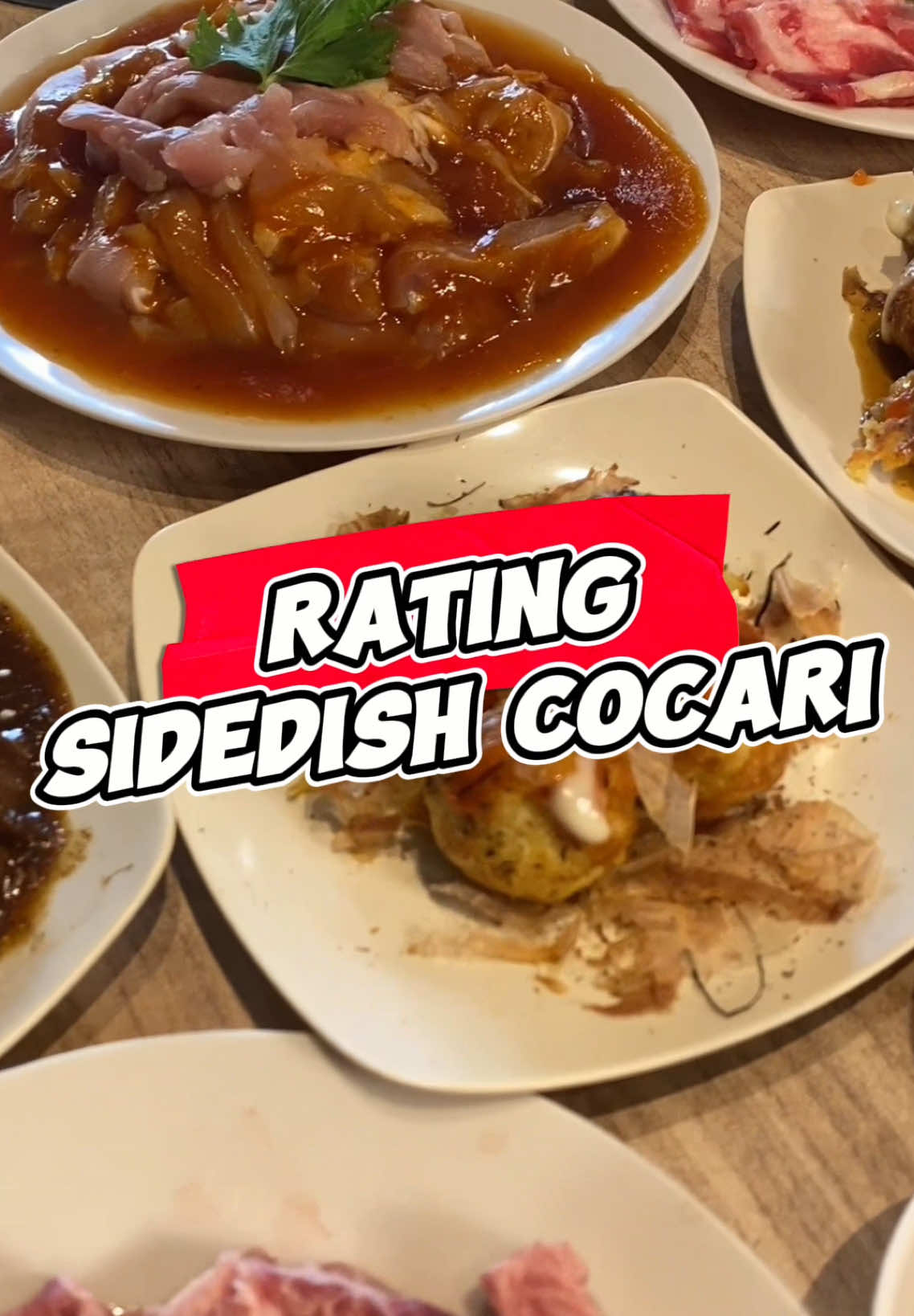 YUKK RATING SIDE DISH COCARI yang jadi favorit pelanggan tahun ini kalian paling suka yang mana nih #allyoucaneat #ayce #aycesurabaya #kulinersurabaya #surabayakuliner 