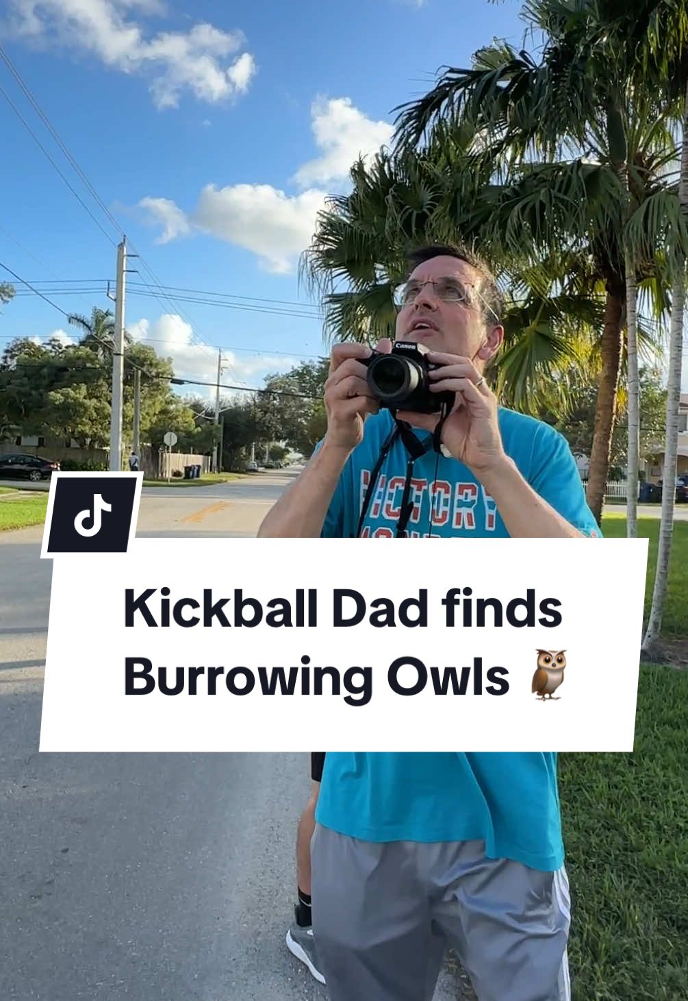 Birding with Kickball Dad featuring the cutest Burrowing Owls 🦉 #dad #birds #nature 