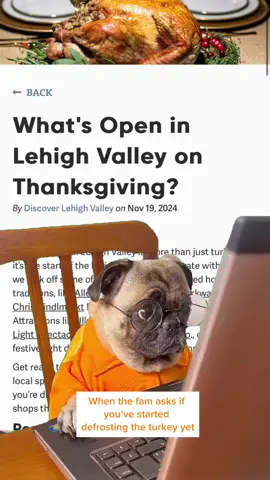 Hey guys change of plans-“ 🔗 in our bio if you haven’t started defrosting….. #fyp #foryou #thanksgiving #lehighvalleypa #turkey