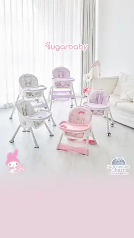 Siap-siap naksir sama kursi makan bayi yang satu ini! 🤩 Sugarbaby 6-in-1 Folding Multi-Function Chair✨ Kursi makan multifungsi yang bisa diubah jadi 6 posisi dengan desain spesial Sanrio karakter ini  bakalan bikin si Kecil happy belajar makan. Yeay! Kira-kira kamu suka yang mana nih Moms? ☺️ Cinnamoroll, My Melody, atau Kuromi? Komen dibawah yaa! Launching Soon- #SugarbabyFoldingChair #KursiLipatMultifungsi #SugarbabySanrioCollections #Sanrio #SanrioIndonesia #SugarBabySpecialCollectionsSanrioCharacters