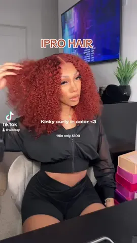 this look is so spicy 😍🔥🔥 Black Friday Sale! Only $100 for $18 inch glueless wig @iprohair @IPRO HAIR SHOP ❤️   Click the cart to purchase! 🛒  #tiktokshopblackfriday #tiktokshopcybermonday  #TikTokShop #findwigqueen #findwigqueen #tiktokshopblackfriday #tiktokshopcybermonday   #iprohairshop #iprohair #fyp #reddishbrown #reddishbrownwig #HDlace #wearandgo #kinkycurlywig  #fyp #howtoinstallawig #gluelesswig  #foryou #prepluckedwig #prebleachedwig #beginnerfriendlywigs  #wiginstall #domyhairwithme #hairinspo #hairtutorial #verydemure   #verymindful 