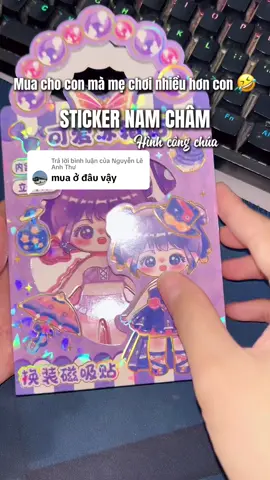 Trả lời @Nguyễn Lê Anh Thư sticker cho các cô công chúa nhà rui đây rùi, sticker coa nam châm nha #sticker #soholaan #xuhuong #dochoichobe 