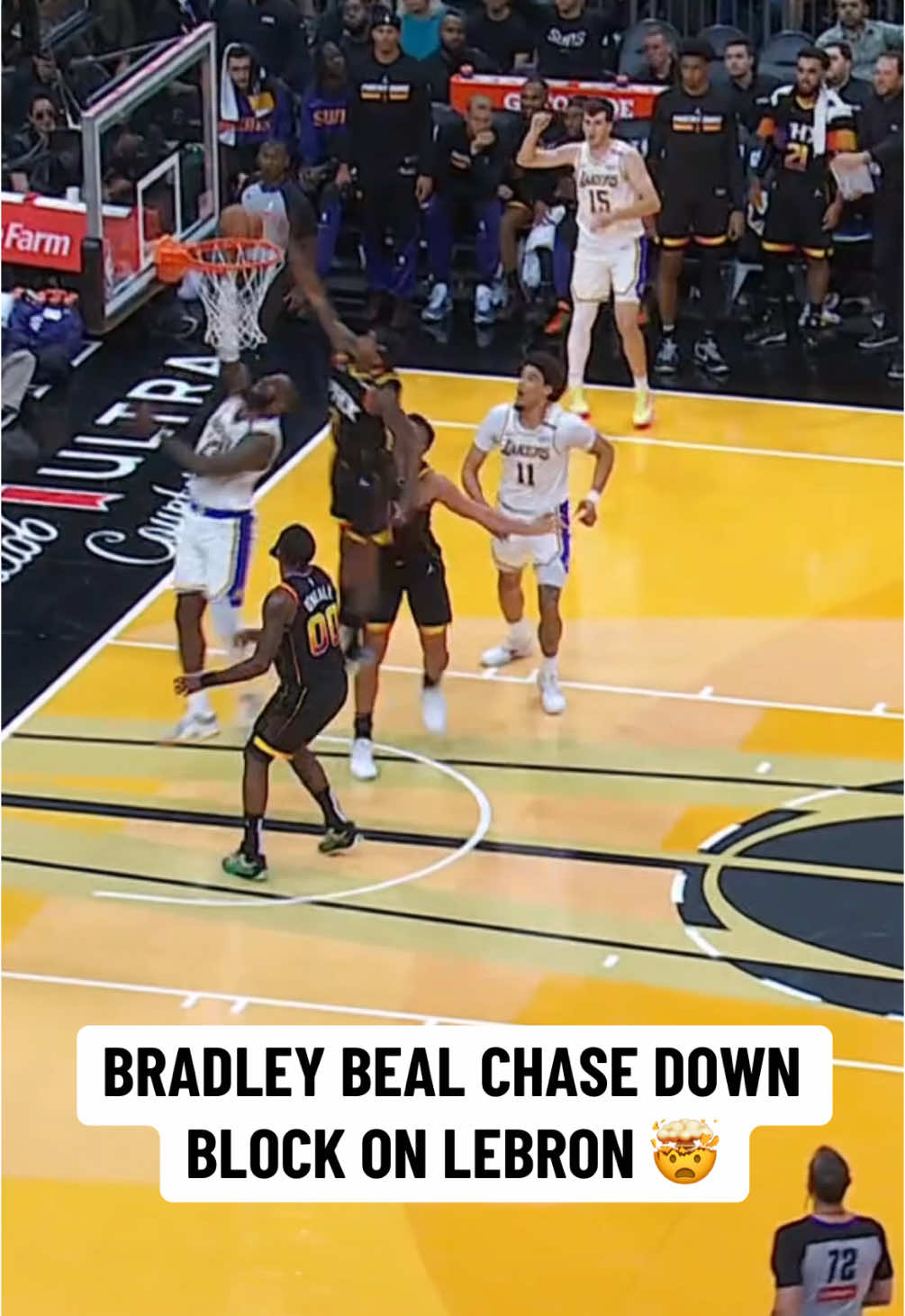 BRADLEY BEAL 😤 #NBA #basketball #nbabasketball #lebron 