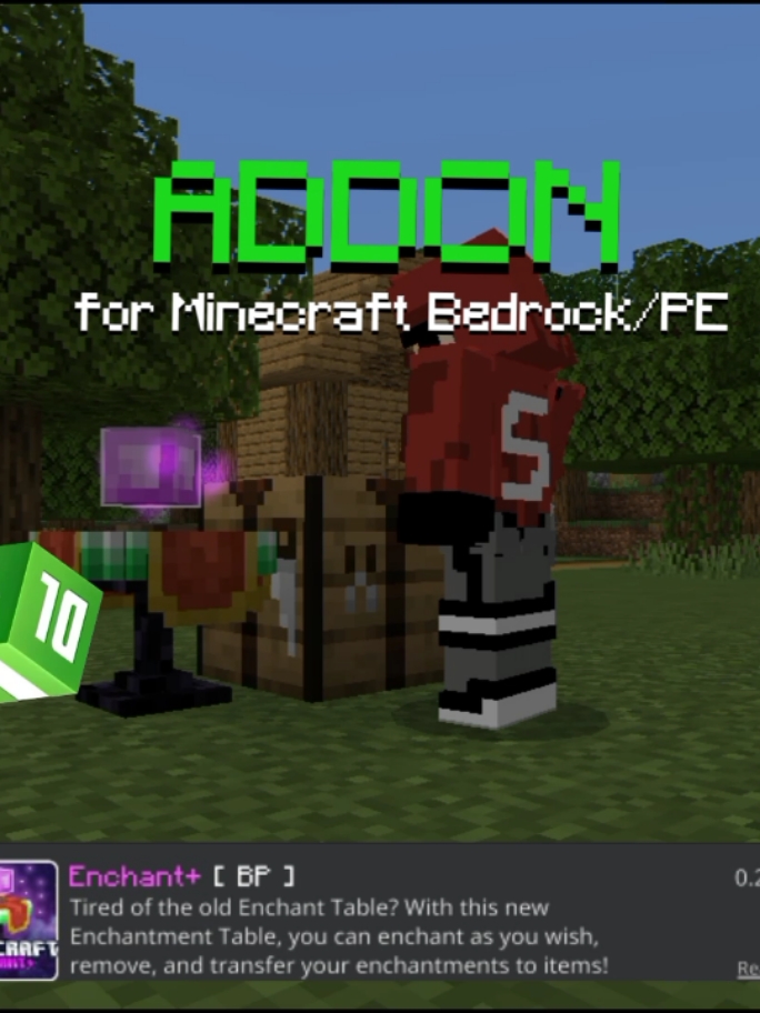 Addon yang bisa membuat kalian bisa enchant,delete,dan transfer sepuasnya + support addon lain #Minecraft #bedrock #minecraft #minecraftpe #MinecraftIndonesia #🇵🇸❤️ #fyp #minecraftpocketedition 