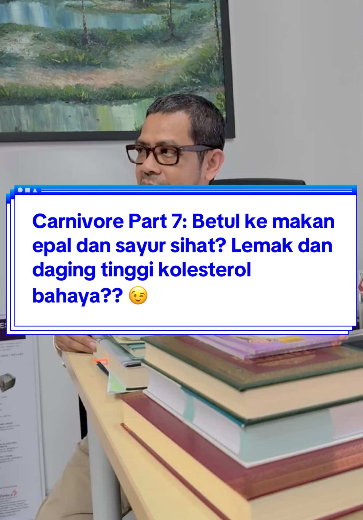 Saturated fat dan cholesterol dlm makanan perlu difahami dengan baik..bukan perlu ditakuti 🥰#metabolichealth #insulinresistance #redmeat #doctor #carnivore #cutsugar #cholesterol #buah #sayur 