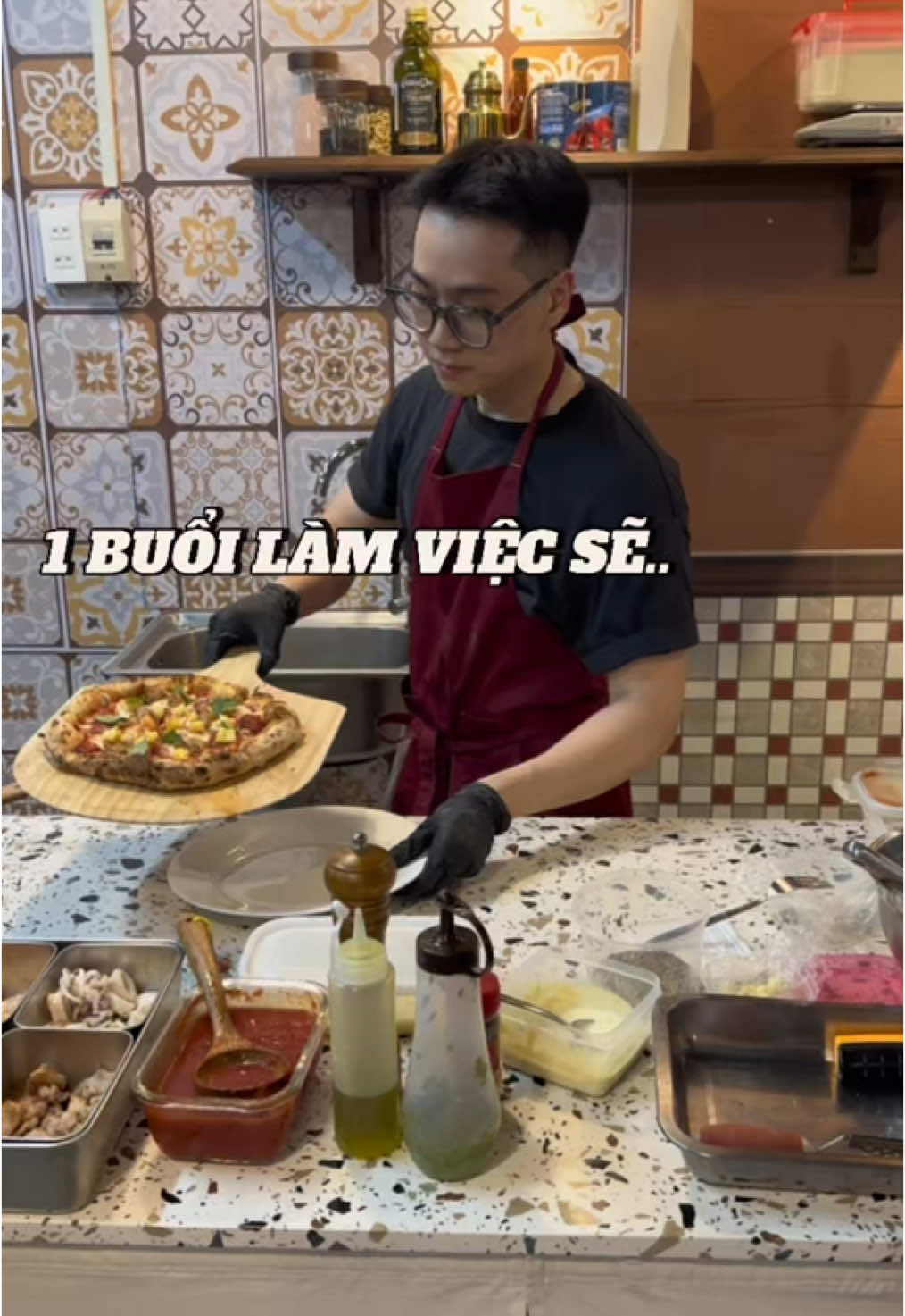 Thì ra đây là cách mà mình có năng suất khi làm việc 😁 #pizzaphu #pizza #pizzaquan11 #pizzahandmade #cooking #shortsvideo #tuanphupastry