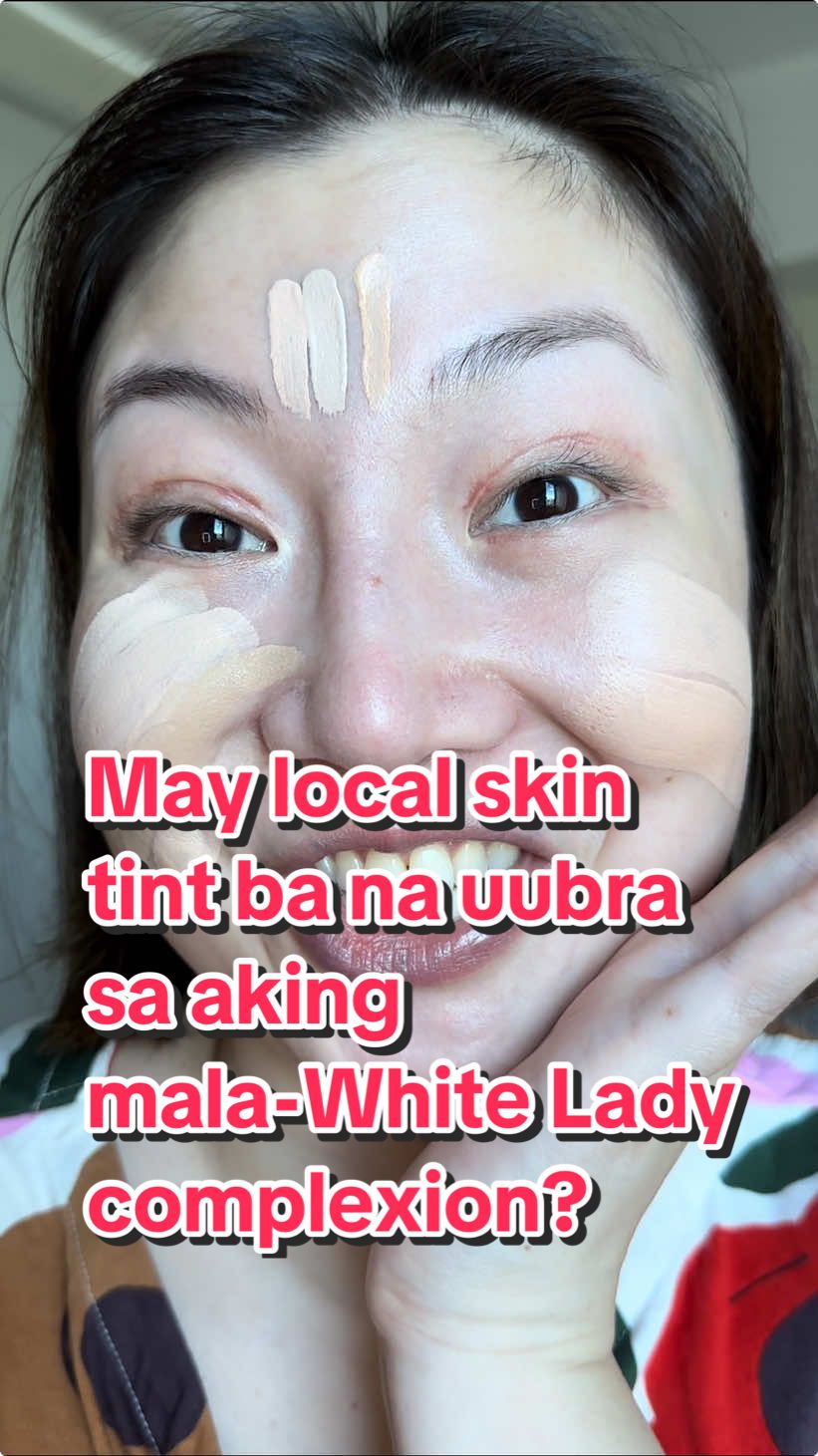 Hindi kinaya ng mga local skin tints and concealers ang pagka-chinita ko! 😂 @Colourette Cosmetics @Issy Cosmetics @Detail Cosmetics @blk cosmetics  #BeautyTok #makeupph #makeup #philippines #paleskin #fairskin #paleoliveskin #highcontrast #cooltone #nofilter #fyp #fypシ゚ #issy #colourette #blk #detailcosmetics 