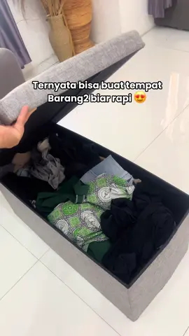 Ternyata storage box dalam bentuk sofa, keren banget 😭😍😍 #storagebox #storageboxorganizer #storageboxmultifungsi 