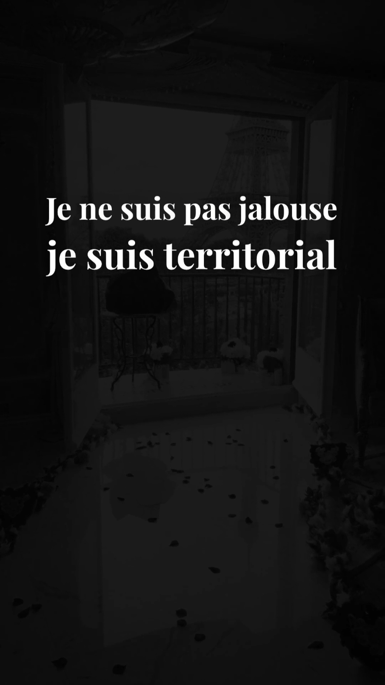 La différence entre la jalousie et le territoire. On parle de la différence entre être jaloux et être territorial. Être jaloux, c’est vouloir quelque chose qui ne m’appartient pas. Être territorial, c’est protéger ce qui m’appartient. #rencontre #adieux #amour #séparation #espoir #persévérance #connexion #solitude #acceptation #reconstruction #sentiment #couple #jetaime #relation #coeurbrisé #amoureux #monamour #rupture #famille #Avectoi #mavie #promesses #geste #quotidien #patience #compréhension #sincérité #tendresse #douceur #bonheur #triste #manque #positive #mindset #authentic #focus #progress #Ignore #perseverance #failure #vérité #motivation #fierte #success #sensible #sagesse #karma #avenir #developpementpersonnel #leçondevie 