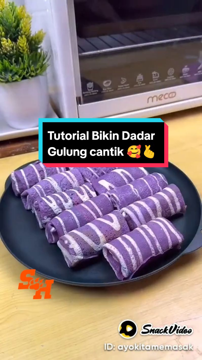Tutorial bikin dadar gulung zikzak cantik #fyp  khabari kalau sudah sampai di beranda nya kalian! jangan lupa LKS-nya ya 🙋🥰#bahan #checkkeranjang 