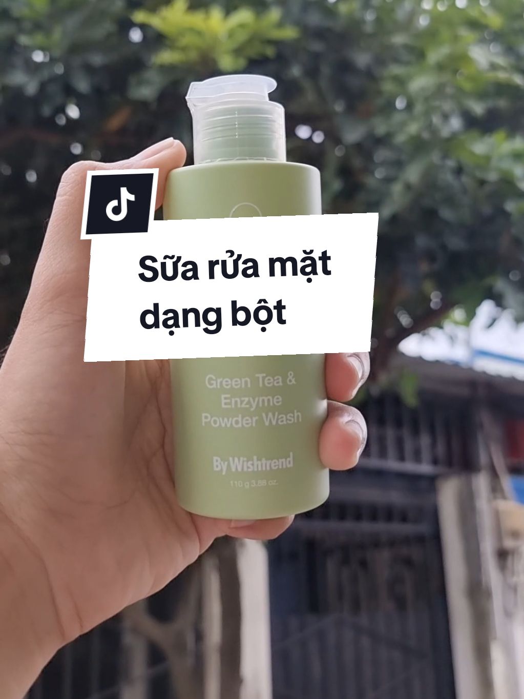 Sữa rửa mặt dạng bột Green Tea Enzyme Powder Wash By Wishtrend   @wishtrendvietnam    #bywishtrendvn #greentea &enzymepowderwash #ruamat3in1 #botruamat #wishtrendvn #sandealthantoc  #duymereview 