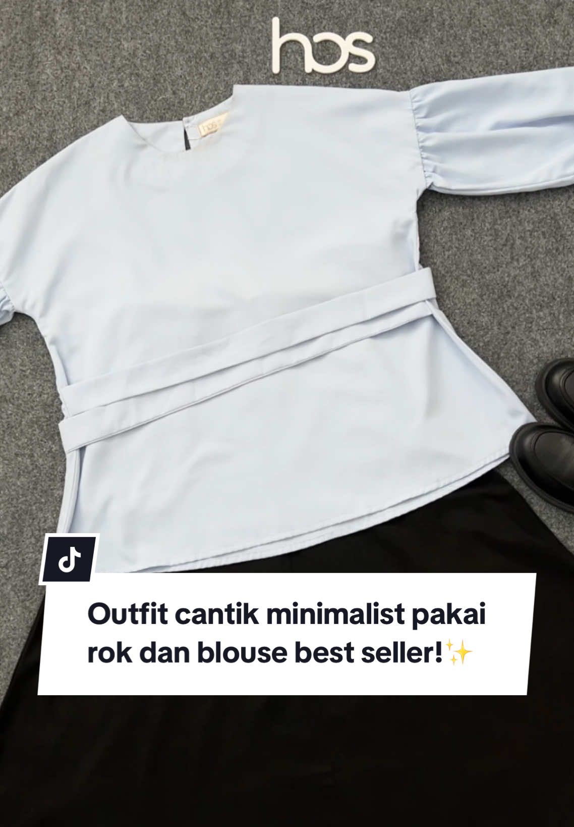 saatnya spal spill blouse cantik dan rok best seller buat #OOTD minimalist kamuuu!👀🛒✨ #fyp #rokpanjang #rokwanita #blouse ##blousewanita #hosofshopaholic 