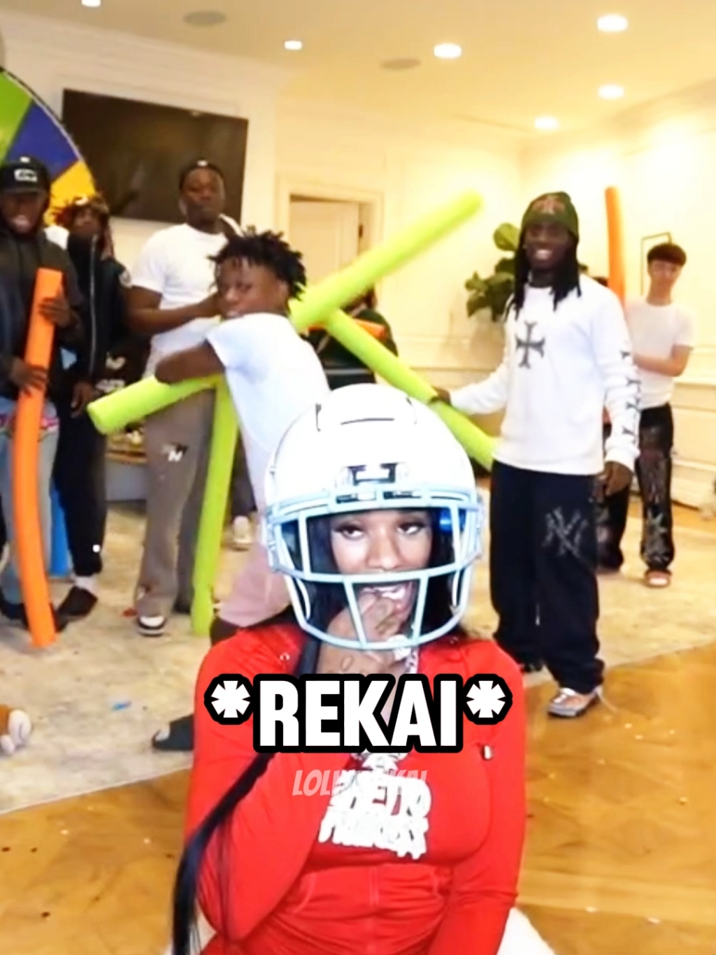 Red plays helmet game with Kai friends 😂 #kaicenat #funny #fyp #trendingvideo #w 