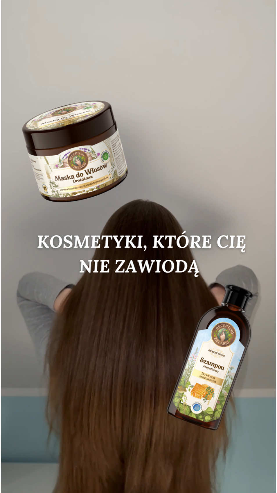 Gładkie, miękkie i lśniące włosy ? z produktami Receptury Zielarki, jest to możliwe ✨🤩  { współpraca reklamowana }  @Hair Mixer @Rossmann Polska  #hairmixer #recepturyzielarki #rossmannpolska #pielęgnacjawłosów #foryoupage #dlaciebie 