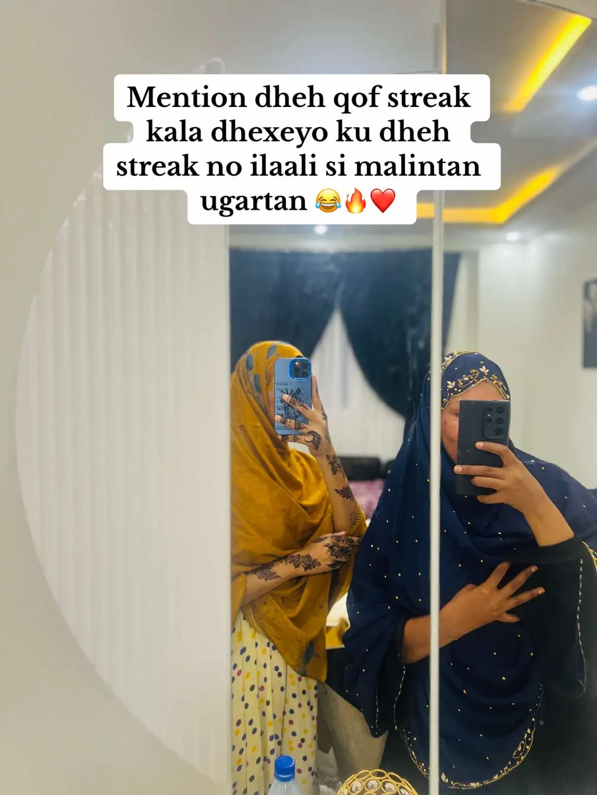 #streak #100 #happy #streaks #@Qadra keyf 💚💙❤️ @Khadra keyf🧕🇸🇴🌸 👸🏼❤️#somalitiktok #cupcut #islamic_video #streak #tiktok #my #sis 