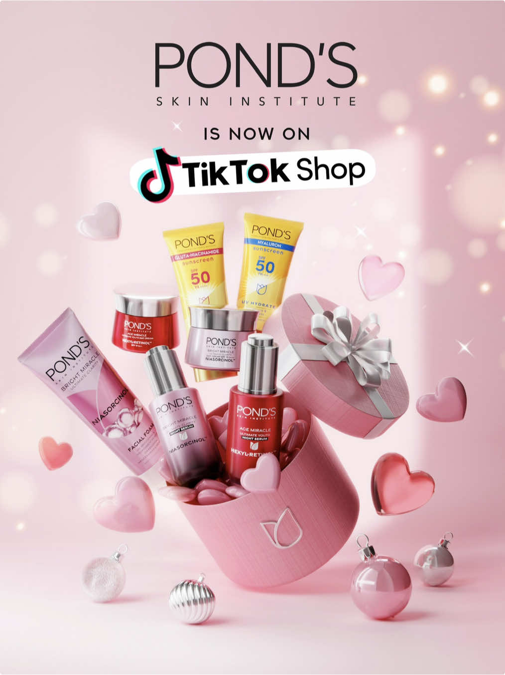 Pond's is now on TikTok! Join us this holiday season for a month full of surprises, officially kicking off this 12.12 💝 Expect exclusive discounts, exciting giveaways (featured in this video!) and a livestream marathon to celebrate the holiday season. Stay tuned for more updates coming your way soon 💌 #pondsph #BeautyTok #skincare #skincareroutine 