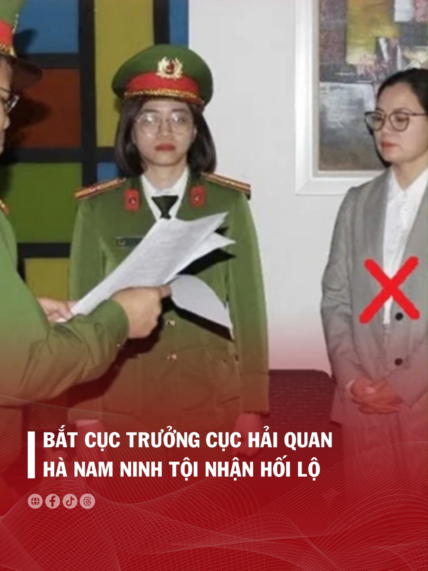 Bắt Cục trưởng Cục Hải quan Hà Nam Ninh tội nhận hối lộ #vtcnews #socialnews #tiktoknews #hoithocuocsong