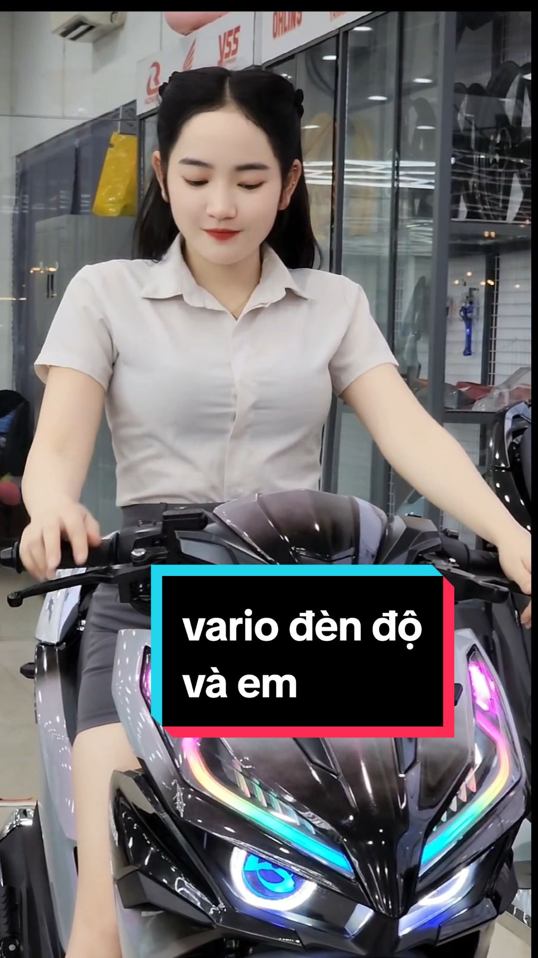 Trả lời @nguyenngocdaigialai Đèn Trên Em Vario Rất Hạt Dẻ Nha 😍😘 #vario #xedep #mexe  #variodokieng #xedo #bicau #audi 