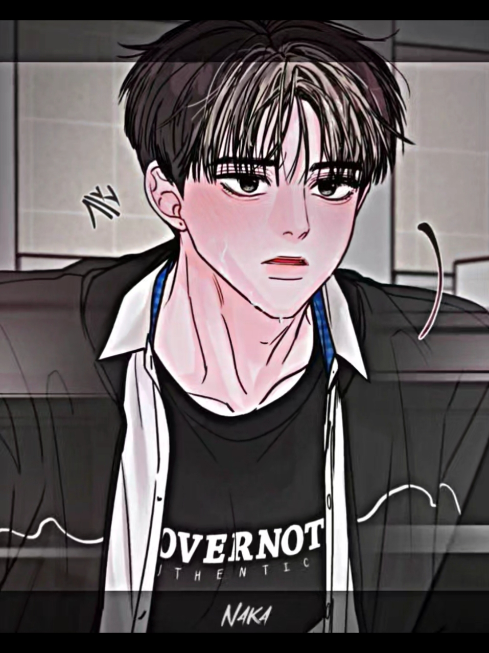 muka boleh imut tapi badan tetep kekar😼💪💪 • • #blmanhwa #manhwabl #shounenai #yaoi #끊을수없는건 #whatcantbebroken 