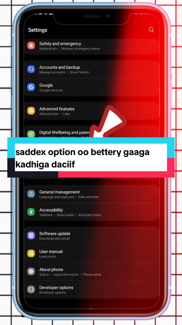 saddex option oo battery gaga kadhiga daciif#vir #fyp #viralvideos #foryoupage #vira 