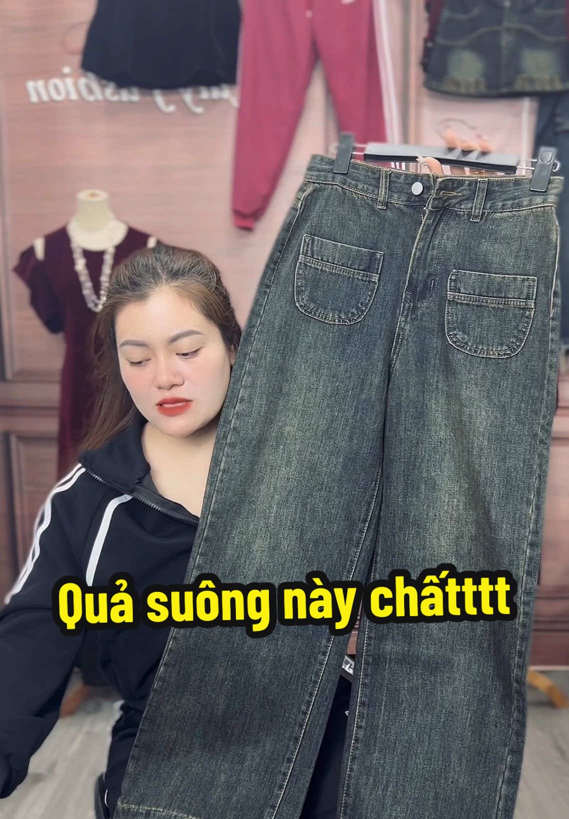 Jean chấtttt #bigsize #93calyfashion #quan 