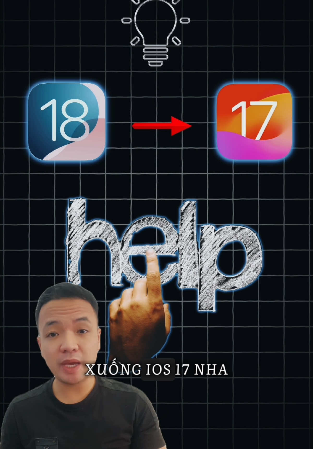 Cách hạ từ IOS 18 xuống IOS17 #anhquanstore #thanhcongnghe #LearnOnTikTok #ios18 #cachhaios 