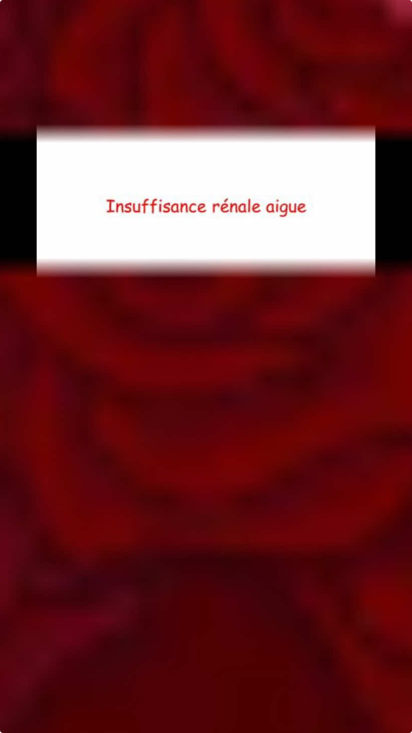 REVISIONS INSUFFISANCE RENALE AIGUE ET CHRONIQUE ✅#pourtoipage #videoviral #MemeCut #ide #insufisancerénale #IRA #reins #urine #nursesoftiktok #regledebase 