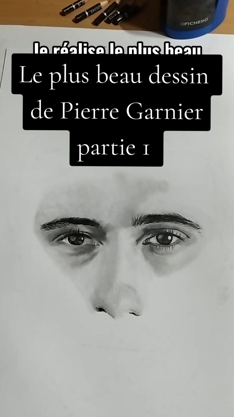 Tu crois qu'il sera réussi ?  @Pierre Garnier #hyperrealisticdrawing #amazingdrawing #fanart 