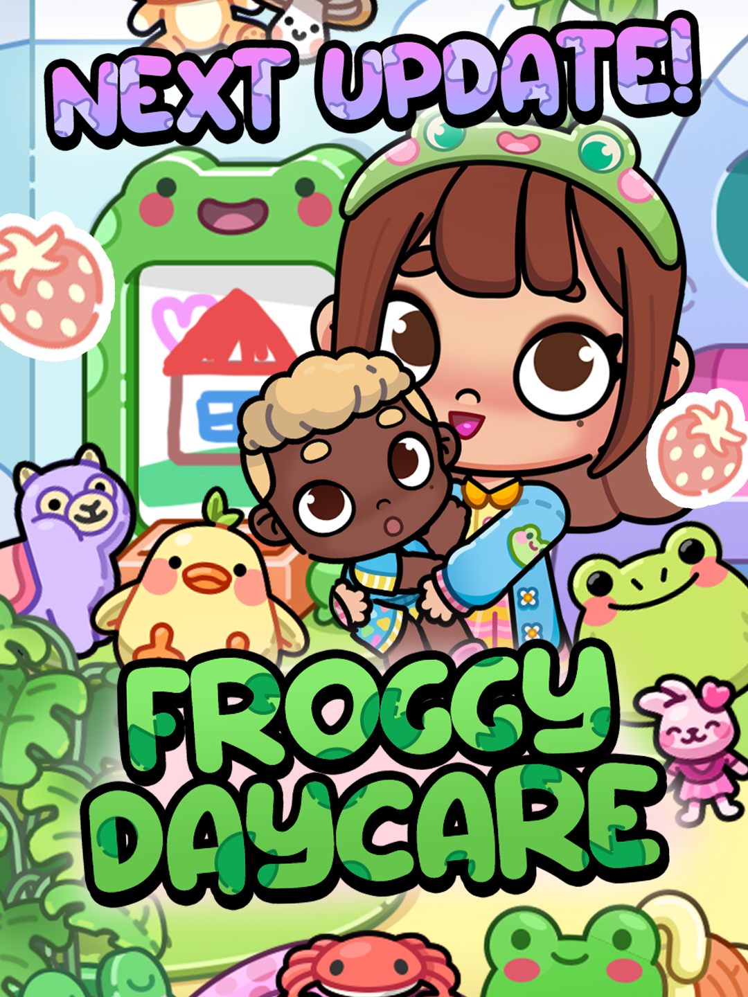 NEXT #AvatarWorld UPDATE! 📣 The long-awaited FROGGY DAYCARE is opening its doors for all your little ones to enjoy! 🐸✨Watch the FULL trailer on our YouTube channel - link in bio🥳 #pazu #avatarworldgame