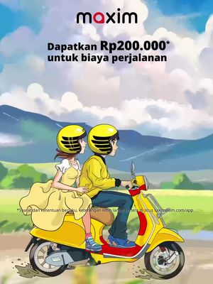 Bonus Rp200.000! Kode TK jika sudah tidak pakai Maxim 3 bulan. Sama halnya dengan pengguna baru.