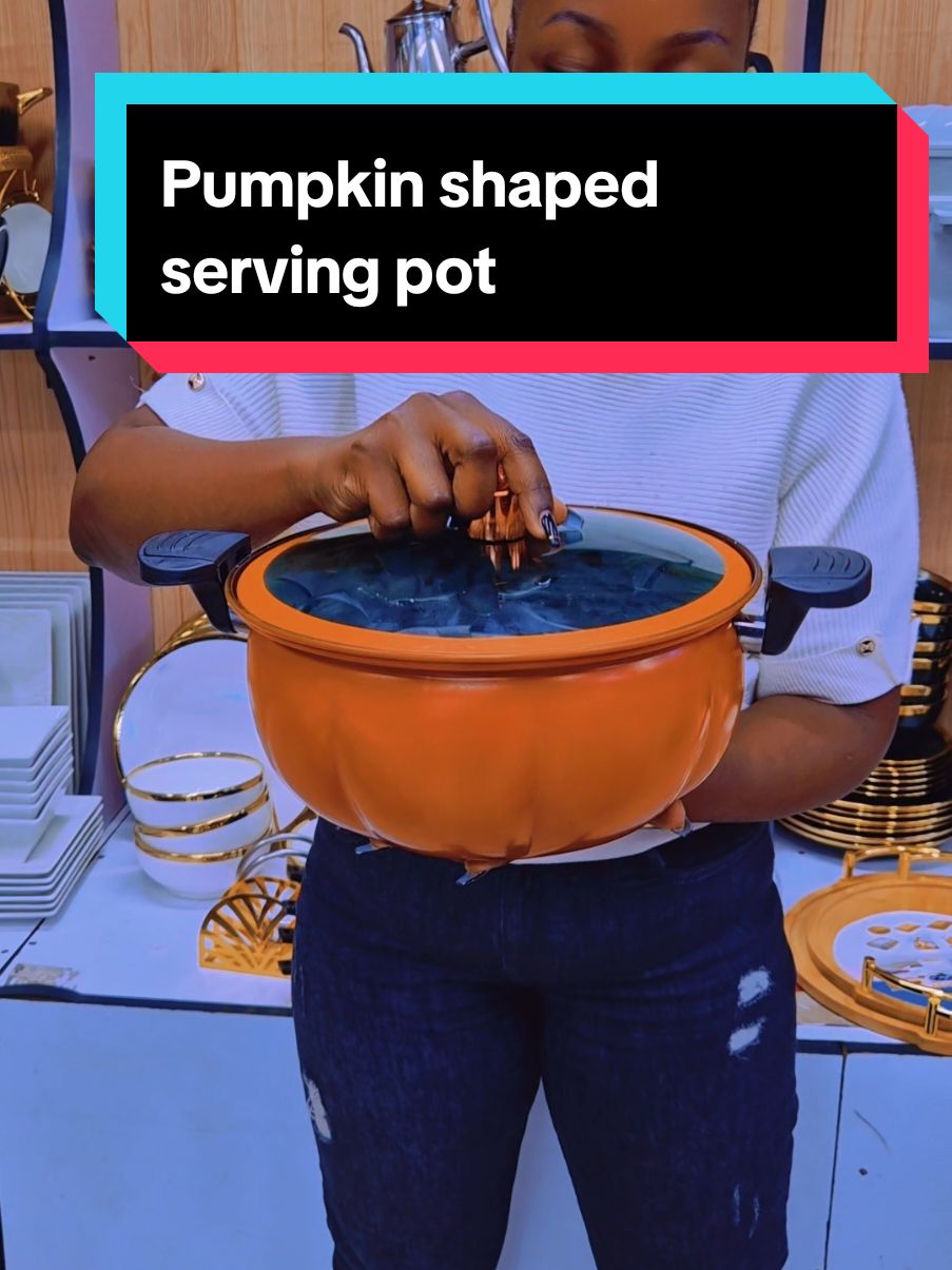 Pumpkin shaped serving pot was Ksh.~2500~ Now at ksh.1,200 ✔️8 Litres ✔️280mm #glahpesuppliers #pumpkinshapedservingpot #servingpot #Casserole #kitchenware #kitchenutensils #kenya #254 